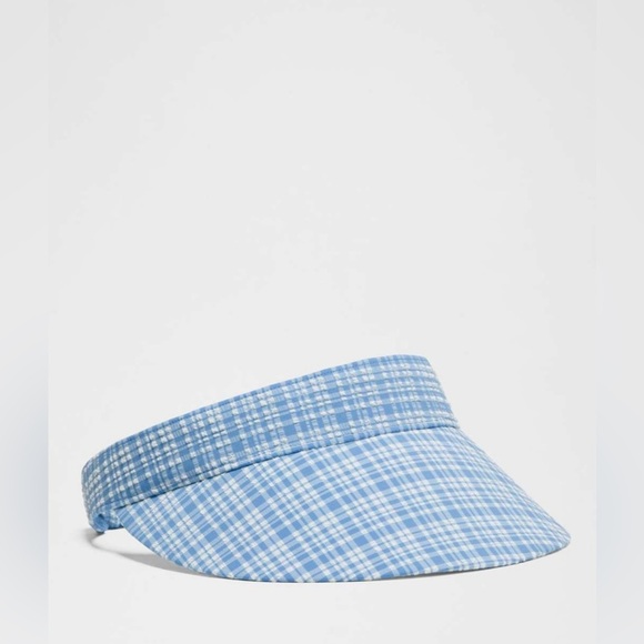 Lululemon Womens Seersucker Check Removable Sweatband Visor - Picture 4 of 4